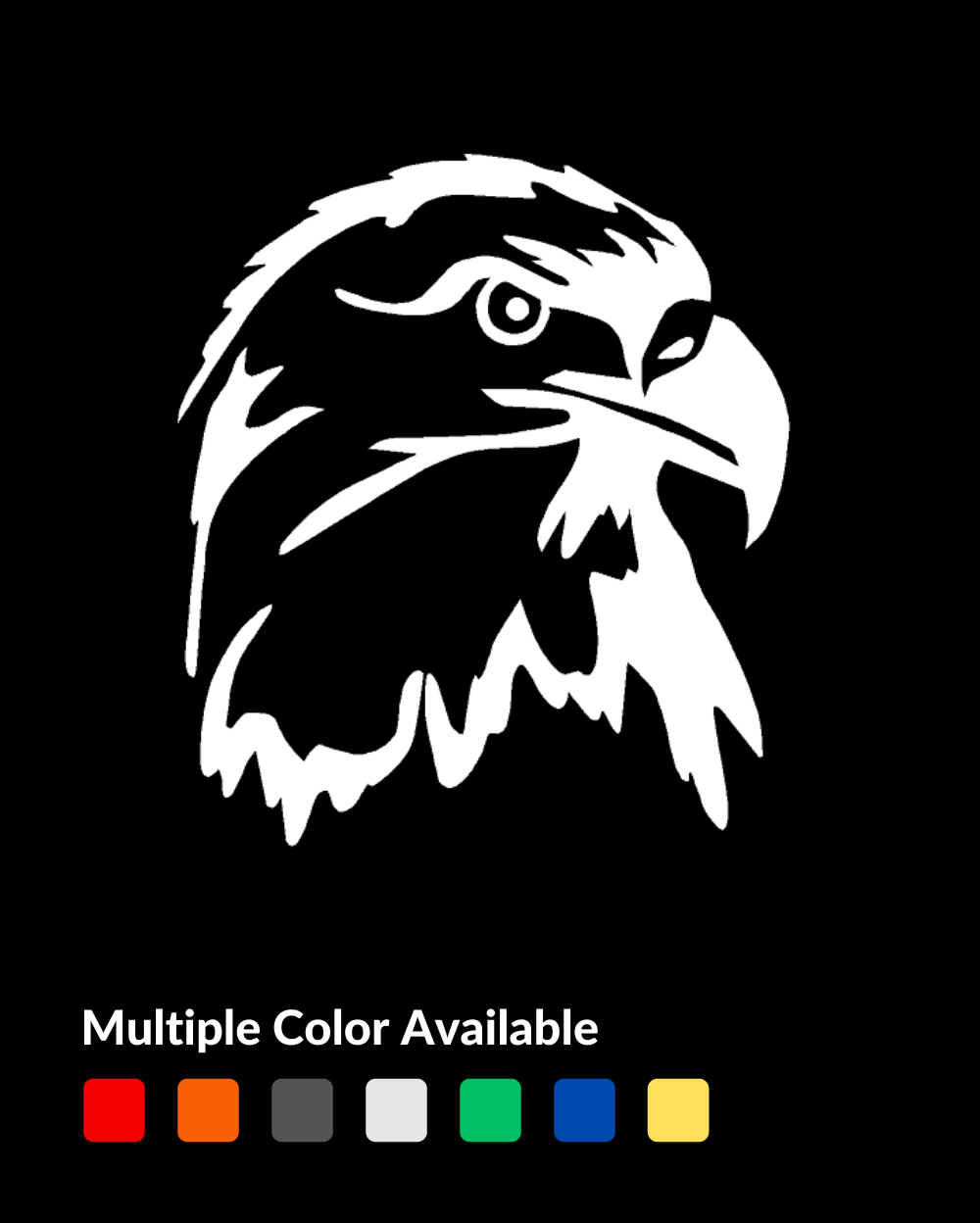 Eagle Tank Stylish Creative Vinyl Radium Sticker